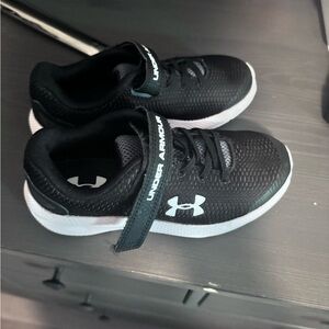 Under Armour Kids Black and White Sneakers